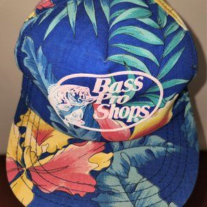 Vintage Bass Pro Shops Camo  Hat Baseball Cap Snapback Made USA Cap America